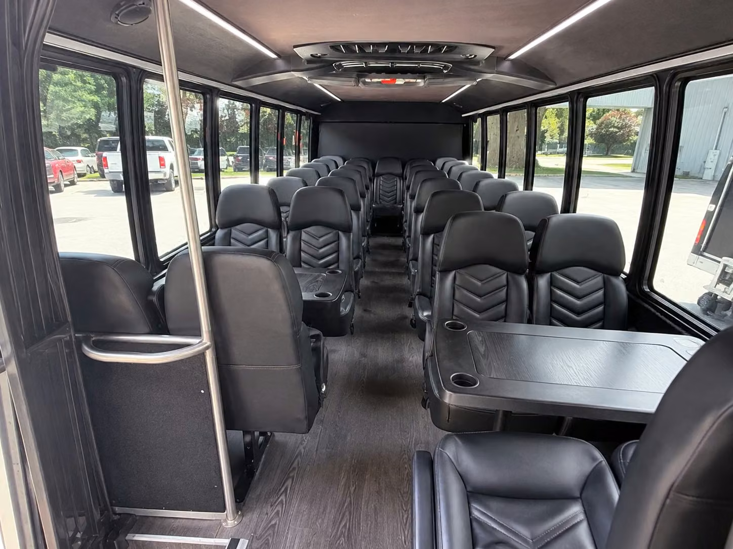 15 passenger minibus interior