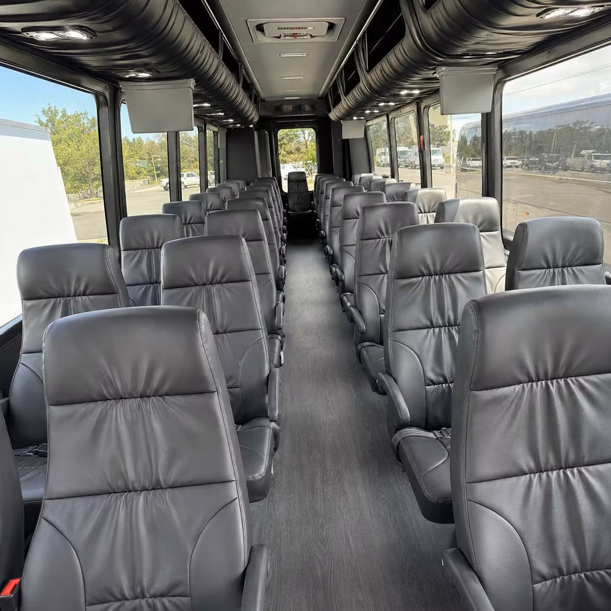 35 passenger minibus interior