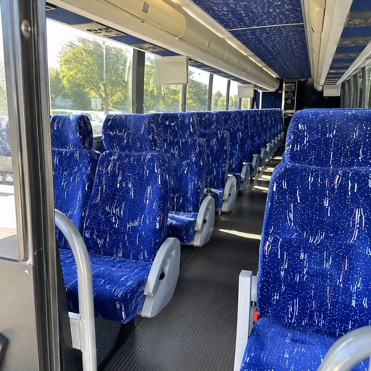 cedar rapids charter bus interior