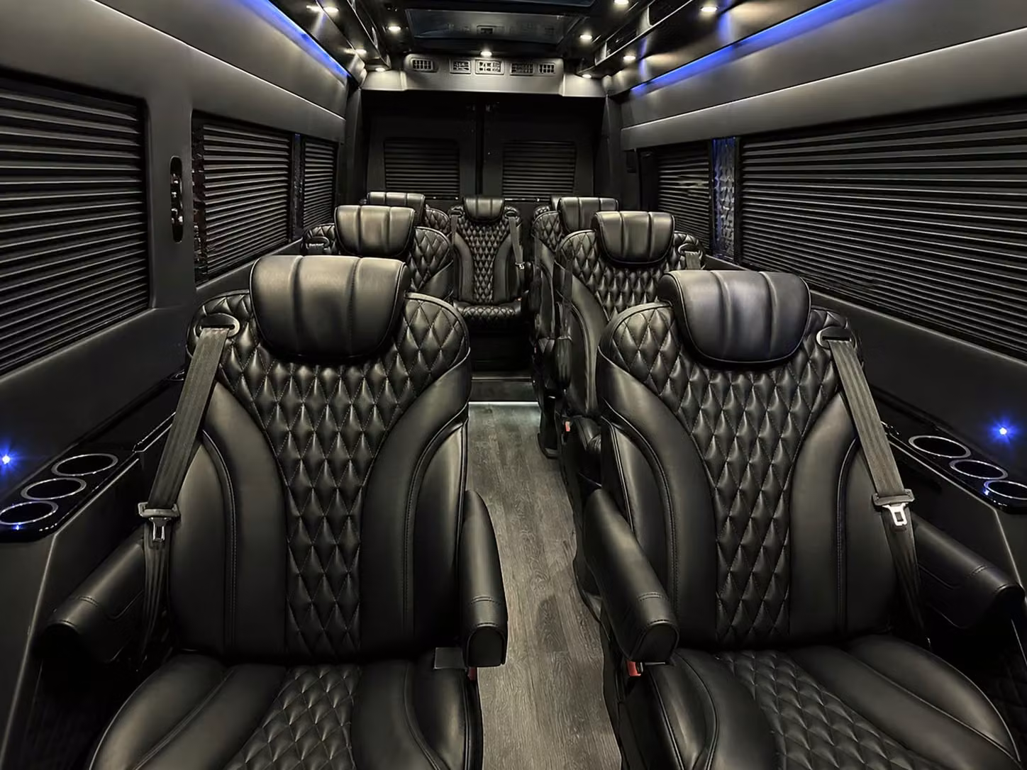 sprinter van with driver inside