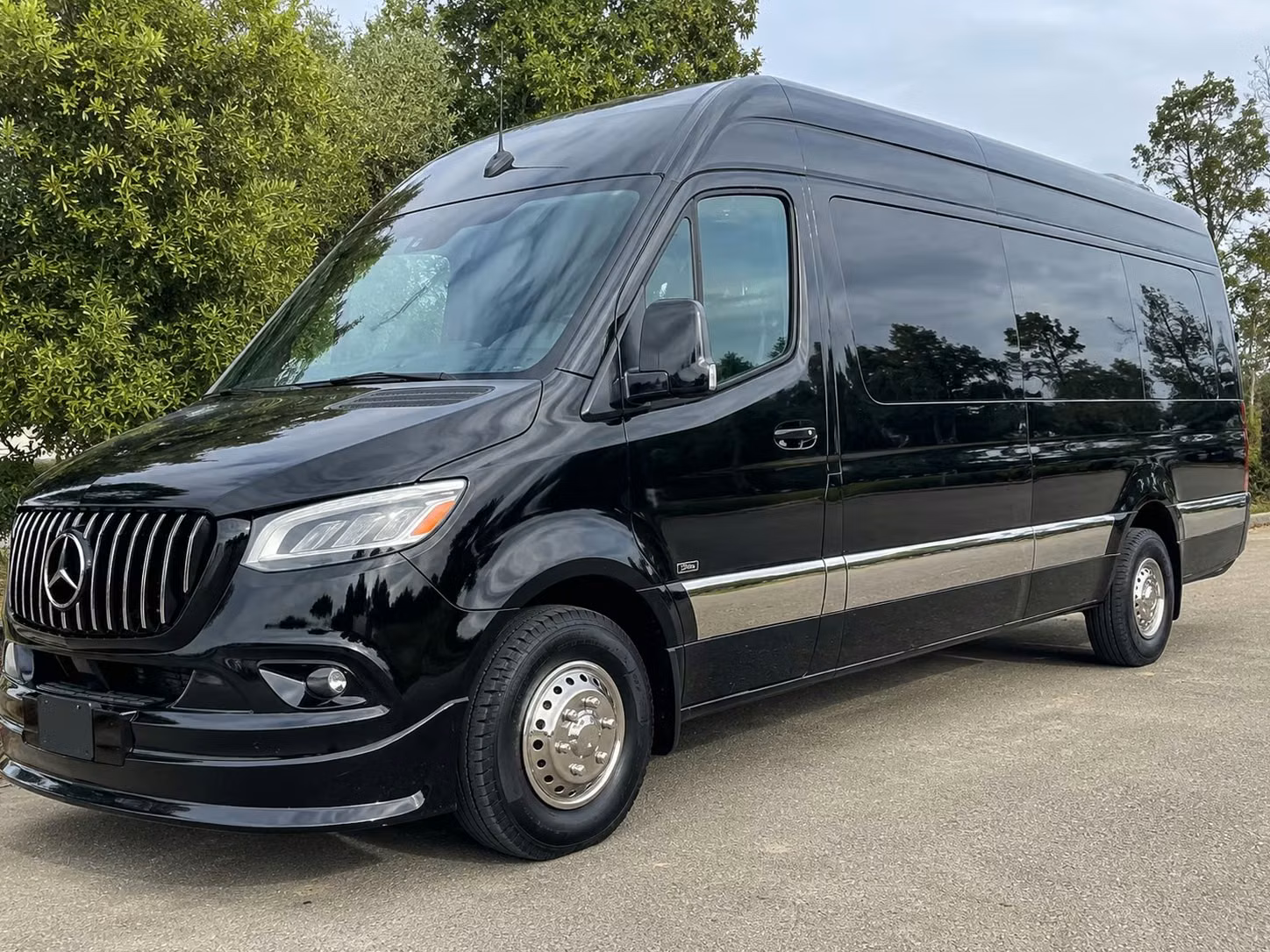 sprinter van with driver